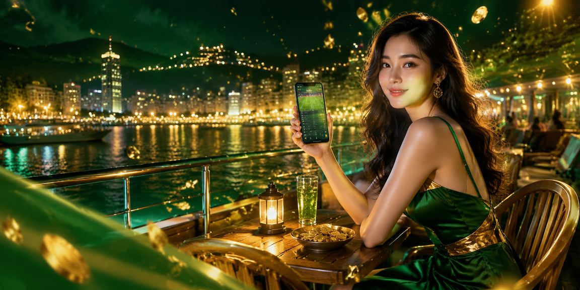 Người dùng thư giãn tại Vũng Tàu bên ly cà phê và điện thoại mở ứng dụng casino mobile